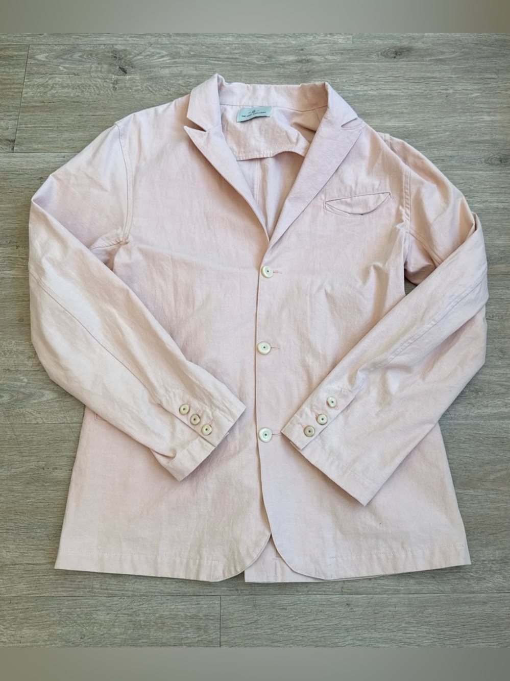Tailored Light Pink Women's Single-Breasted Blazer M